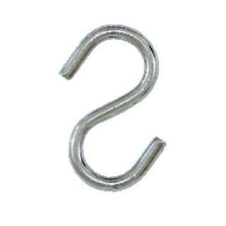   20 lb. 0.306 in. x 3 in. Stainless Steel S Hook 7155 