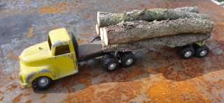   All American Timber Toter Log Toy Truck Survivor Made in Oregon 1950s
