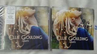   Ellie Goulding Lights CD Interscope Records Autograph RARE Debut 2010