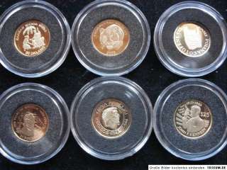 Die kleinsten Goldmünzen der Welt Auswahl aus über 30  