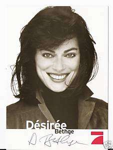 Desiree Bethge PRO7 AK 90er Jahre Orig.Sign u.a. Focus TV +8673  