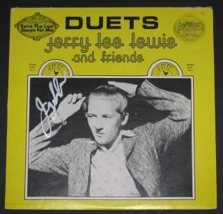   LEE LEWIS SIGNED AUTOGRAPHED IN PERSON AUTHENTIC RECORD ALBUM  