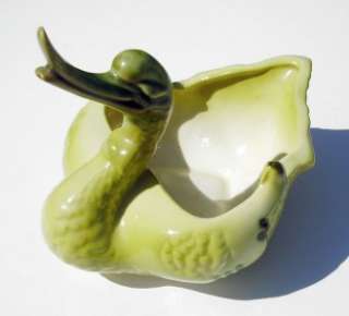 Vintage Old Antique USA HULL ART POTTERY SWAN PLANTER *  
