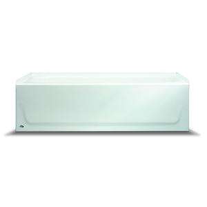   ft. Left Hand Drain Bath Tub in White 011 2365 00 at The Home Depot
