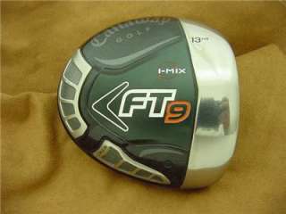 Callaway Golf Fusion I MIX FT9 13* HT Draw 460cc RH Driver Head 196.6g 