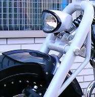 Harley Custombike Streetfighters Scheinwerfer IOWA  
