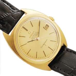 ORIGINAL OMEGA CONSTELLATION C AUTOMATIC DATE 18K SOLID GOLD 