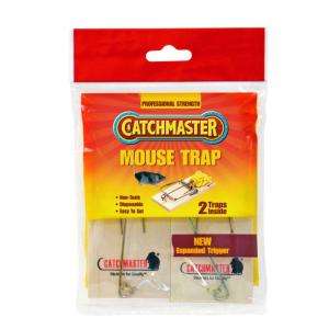   Pack Mouse Size Wood Traps (36 case) 602RE 