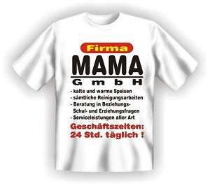 Fun T Shirt, coole lustig witzige Sprüche Mama Gmb 1221  