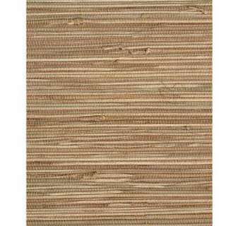   10 in Beige Grasscloth Wallpaper Sample WC1284535S 