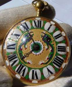 Unique enamel dial Verge Fusee Repeater watch for Chinese Court of 
