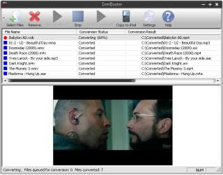   DRM Buster, Any Video or Audio Converter to iPod iPhone Mp3 MP4  