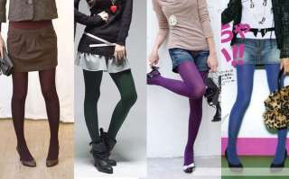 Colorful Opaque Pantyhose Stockings Tights Leggings 80 Denier Color 
