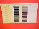 1940 DODGE CAR SIX SPECIAL DELUXE CONVERTIBLE PAINT CHIPS COLOR CHART 