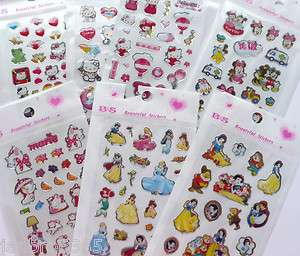   sheets Mickey Mouse/Princess/Hello Kitty/Marie/My Melody Gift Idea