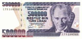 Türkei / Turkey   500000 Lira   P.212 UNC  