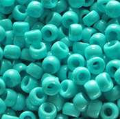 1000 TURQUOISE GREEN 7mm Mini Pony Beads jewelry crafts  