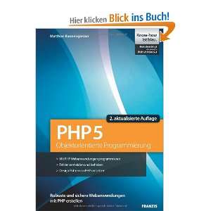   mit PHP erstellen  Matthias Kannengiesser Bücher