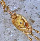 Antike 333 Gold Schmuck BIEDERMEIER Brosche mit Perle