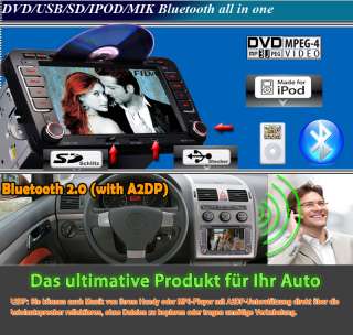 TMC PIP GPS DVB T AUTORADIO DVD VW PASSAT GOLF T5 POLO  