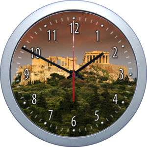 Klassische Uhr Motiv Die Akropolis Athen  
