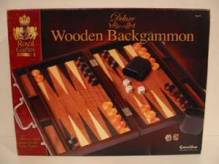 Royal Games   Deluxe Wooden Backgammon  