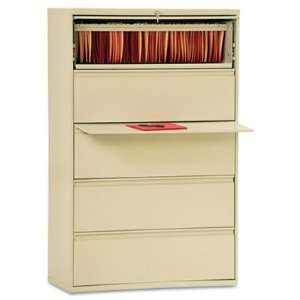 Alera   Five Drawer Lateral File Cabinet, 36W X 19 1/4D X 