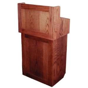  Non Sound Oxford Two Piece Lectern in Oak: Office Products