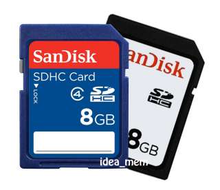 8GB SANDISK SD SDHC MEMORY CARD FOR CASIO NIKON CANON  