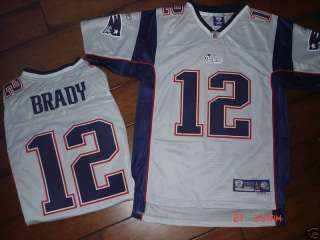 NEW England Patriots Tom Brady Youth Jersey S SEWN  