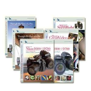  Blue Crane Digital Nikon D700 DVD 6 Pack Volume 1, 2 