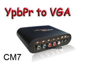 LKV760 YpbPr to VGA/XGA/SXGA Converter Box For PS2, PS3, Xbox360 