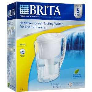  Brita Slim Water Filtration Pitcher 1ct