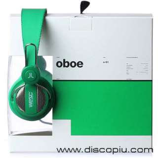 cuffie WESC OBOE blanery green x DJ iPod iPhone  NEW  