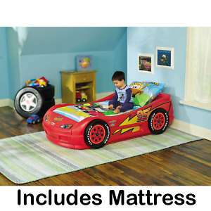 Disney Cars Toddler Bed + Mattress Little Tikes New  