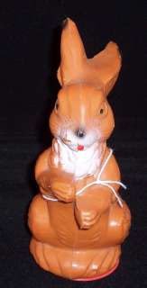 Vintage easter bunny paashaas lapin de pâques brown  