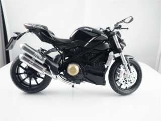  1:12 BLACK DUCATI STREETFIGHTER MOTORCYCLE MODEL
