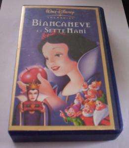 BIANCANEVE E I SETTE NANI film VHS originale Disney  