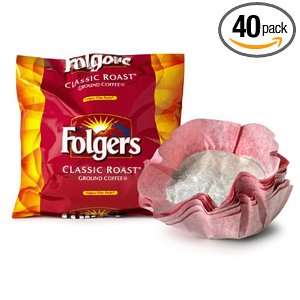 FOLGERS Classic Roast Coffee Regular Flavor Filterpack, 0.9 Ounce 