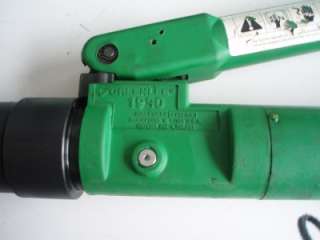 GREENLEE 1990 DIELESS HYDRAULIC CRIMPER CRIMPING TOOL 1000 kcmil 