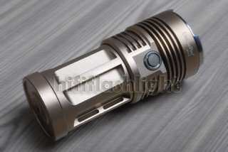 UniqueFire CREE 3x XM L T6 18650 LED Flashlight Torch UF V10 Battery 
