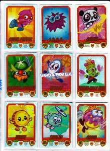 MOSHI MONSTERS MASH UP SERIES 2 PICK YOUR OWN RAINBOW FOIL CARD FROM 