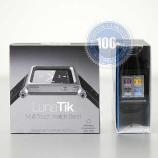 LunaTik Blackout Watch Band for iPod Nano 6G BLACK NEW  