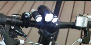 3x CREE 2400 Lumens XM L T6 LED +2x XPE R2 LED Bike Bicycle Light Lamp 