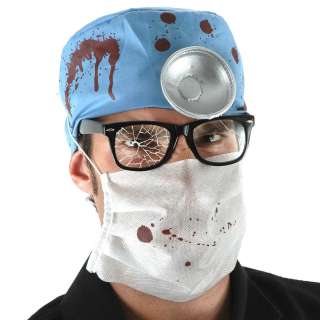 Evil Doctor Accessory Kit   Includes Glasses, Hat, Mask. Does not 