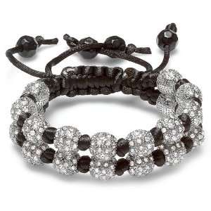  10mm 2 Row Mens Ladies Unisex Hip Hop Style Pave White Crystal 