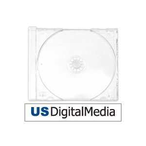   USDM Slim Jewel Case Single Disc Frosty Clear Tray Electronics