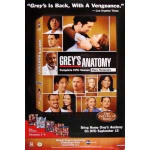  Greys Anatomy The Complete Fifth Season Movie Poster 26 