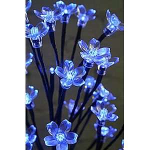  Blue LED Cherry Tree 240 Acrylic Flowers   6.5 Feet 