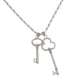  - 152765226_-com-silver-double-key-pendant-necklace-fashion-jewelry-